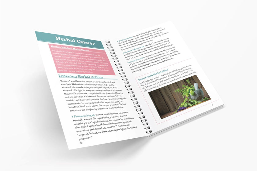 Essential Oils for Pregnancy Book (2nd Edition) Books Stephanie Mcbride 